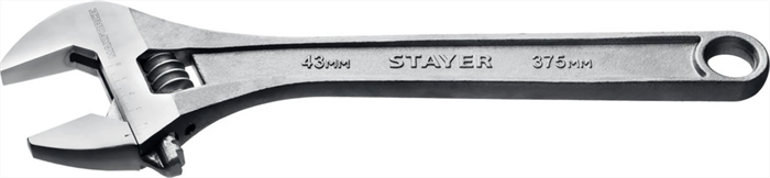 STAYER 375/43 мм, ключ разводной MAX-Force 2725-37 - фото 139646