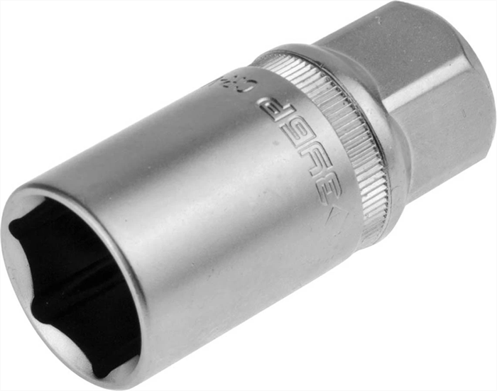 ЗУБР 1/2", 21 мм, Cr-V сталь, хромированная, торцовая головка свечная 27728-21 - фото 139970