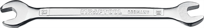 KRAFTOOL 10х12 мм, Cr-V сталь, хромированный, гаечный ключ рожковый 27033-10-12_z01 - фото 140147