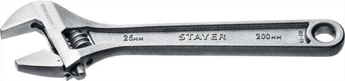 STAYER 200/25 мм, ключ разводной MAX-Force 2725-20_z01 - фото 140190