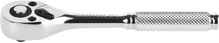 KRAFTOOL 1/4", 72 зубца, Cr-V сталь, цельнометаллическая, трещотка для торцовых головок 27793-1/4_z02 - фото 140208