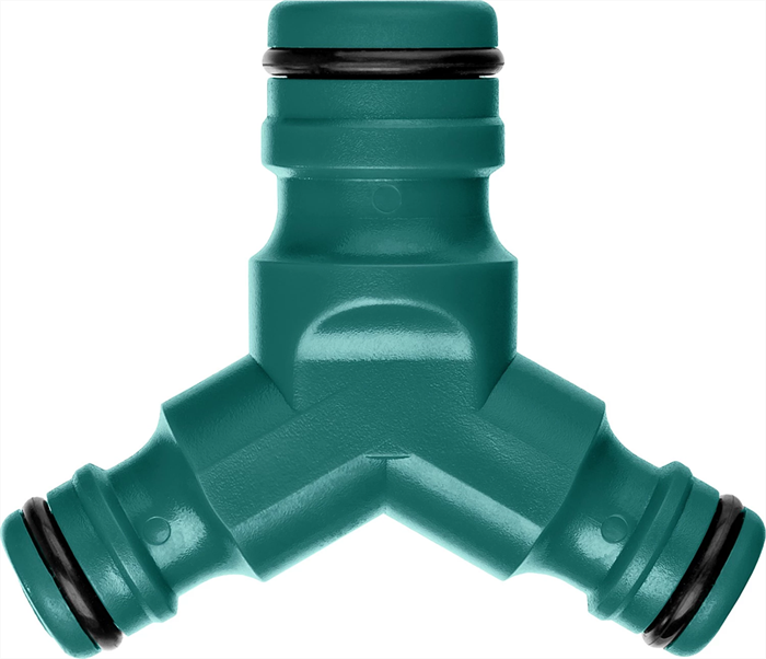 RACO 1/2"х1/2"x3/4", тройник (соединитель-соединитель-соединитель) PROFI EXTRA-FLOW 4252-55165C - фото 143126