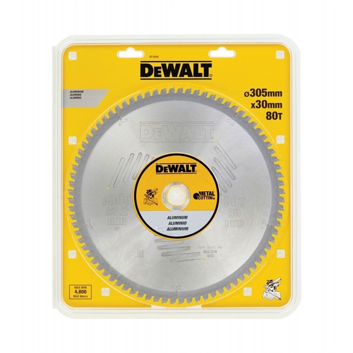 Пильный диск DEWALT EXTREME DT1916, по алюминию 305/30, 80 TCG -5° - фото 144144