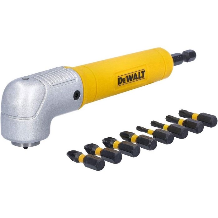 Угловая насадка ударная DEWALT DT71517T, IMPACT + биты, 9 шт. - фото 144165