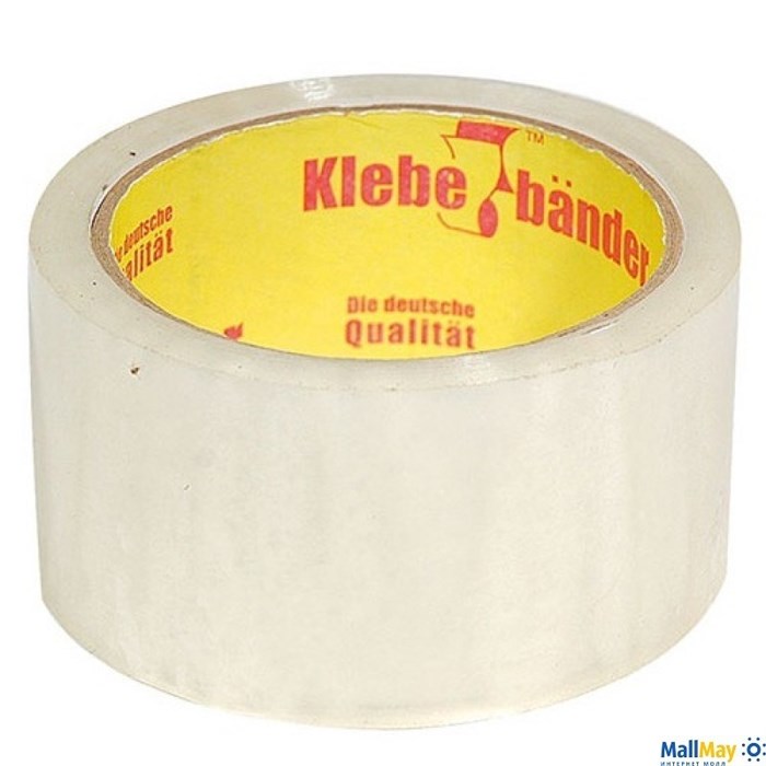 Лента клейкая Klebebander прозрачная 40 мк 42000х50 мм - фото 146052