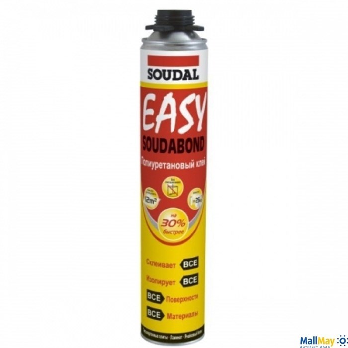 Клей полиуретановый Soudal Soudabond Easy Gun - фото 146311