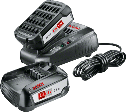 BOSCH 2хPBA 18В 2,5 А*ч + AL 1830,  1600A011LD - фото 20812