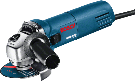 BOSCH GWS 660, угловая шлифовальная машина, 0.601.375.08N - фото 22318