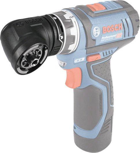 BOSCH GFA 12-W (угловая/right angle), насадка для акк. дрелей-шуруповертов Li-Ion FlexiClick 12 В, 1600A00F5K - фото 22411
