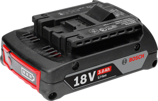 BOSCH Аккумулятор Li-ion 18 В; 3,0 Ач, батарея аккумуляторная Li-Ion, 1600A012UV - фото 22785