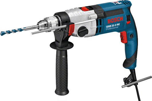BOSCH GSB 21-2 RE, дрель ударная, 0.601.19C.600 - фото 22828