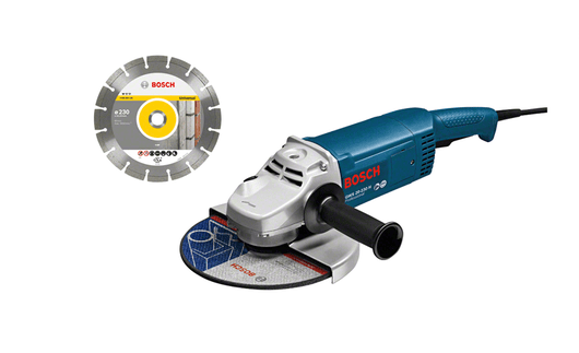 BOSCH GWS 20-230 H, угловая шлифовальная машина, 0.601.850.107 - фото 23033