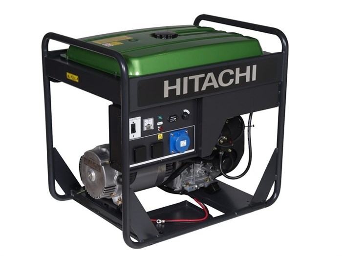 HITACHI E100, генератор бензиновый с электростартером - фото 23703