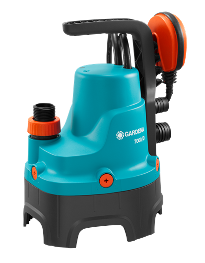 GARDENA 7000/D  насос дренажный для грязной воды  (01665-20.000.00) - фото 23816