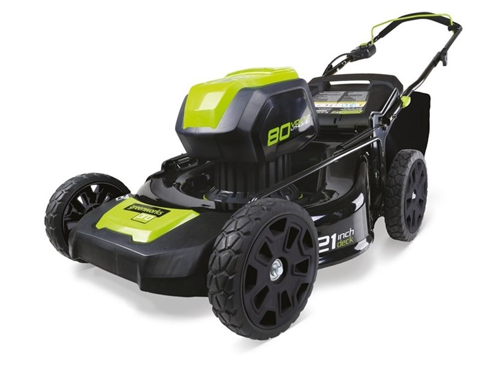 Газонокосилка аккумуляторная Greenworks GD80LM51 - фото 24093