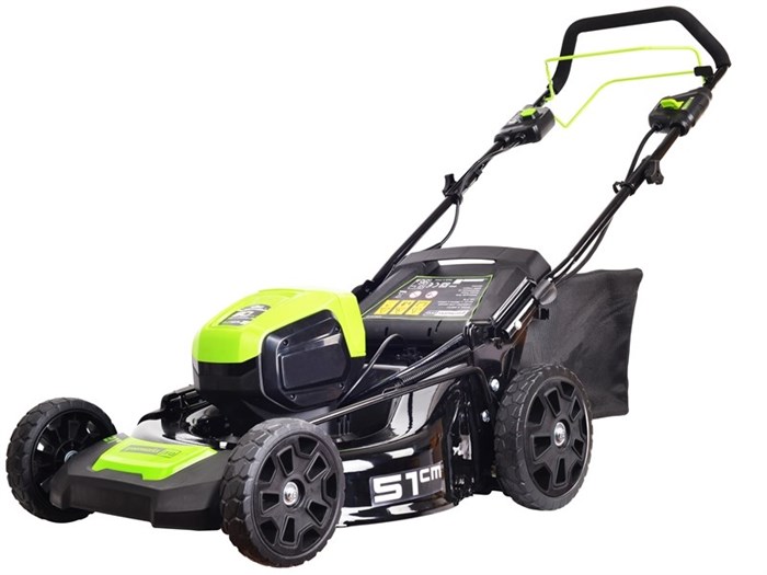 Газонокосилка аккумуляторная Greenworks GD80LM51SP - фото 24097