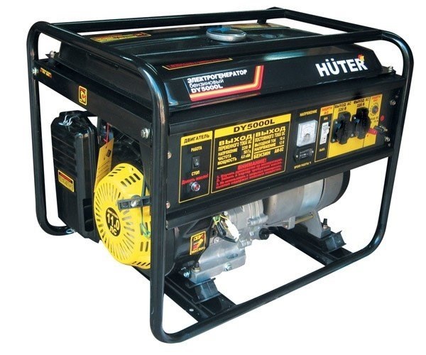 Электрогенератор DY5000L Huter - фото 24442