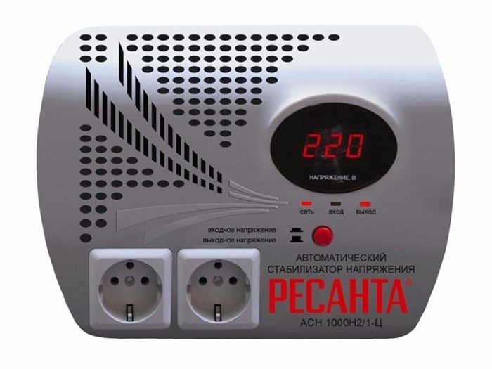 Стабилизатор АСН-1 000 Н2/1-Ц Ресанта - фото 24784