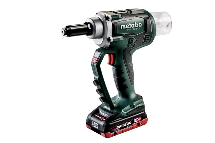 Аккумуляторный заклепочный пистолет Metabo NP 18 LTX BL 5.0, 619002800 - фото 36315