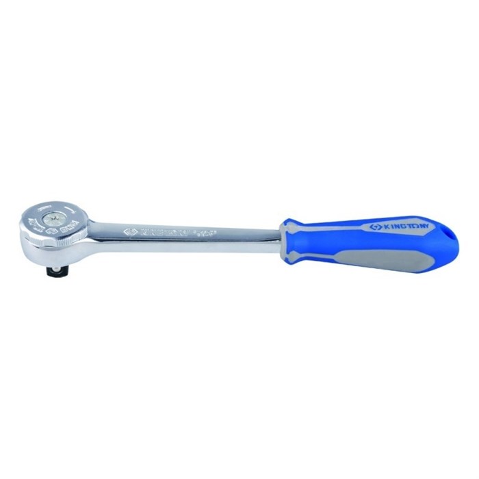 Трещотка 3/8", 200 мм, 72 зубца, дисковый механизм KING TONY 3755-08G - фото 37472