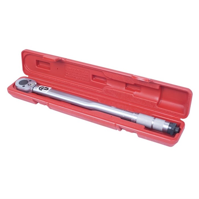 Ключ динамометрический 1/2", 28-210 Нм, в пластиковом кейсе МАСТАК 012-40210C - фото 37745