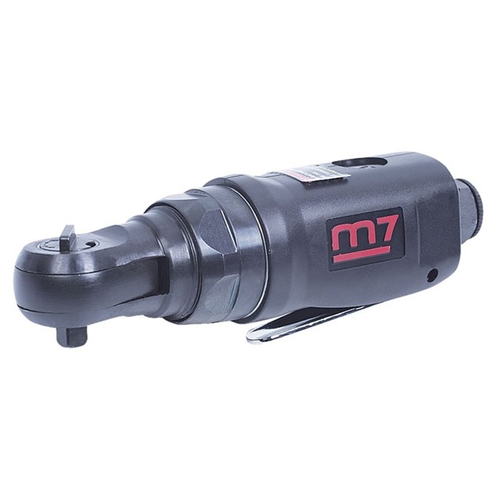 Трещотка пневматическая 1/4", 30 Нм, укороченная MIGHTY SEVEN NE-251 - фото 38312