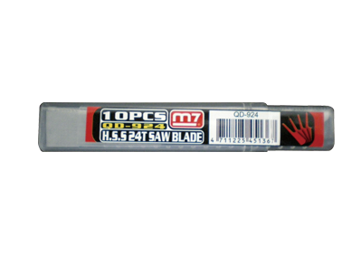 Комплект сменных пилок для лобзиков, 24 зуба, Bi-metal, 10 шт MIGHTY SEVEN QD-924 - фото 38328