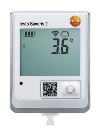 Логгер данных температуры Testo Saveris 2-T1 с дисплеем и встроенным сенсором NTC (WiFi-логгер) - фото 45298