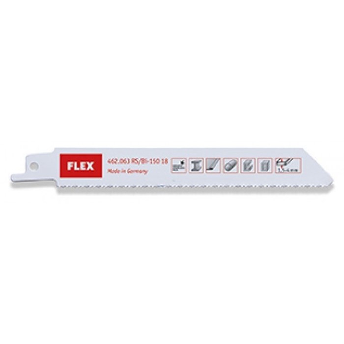 Полотна Flex для сабельных пил по металлу и жести RS/Bi-150 18 VE5 - фото 57968