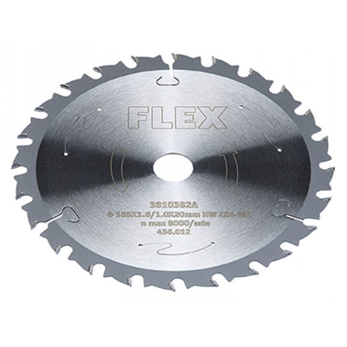Пильный диск Flex D165x1,6/1,0x20 HM Z=24 WZ - фото 58753