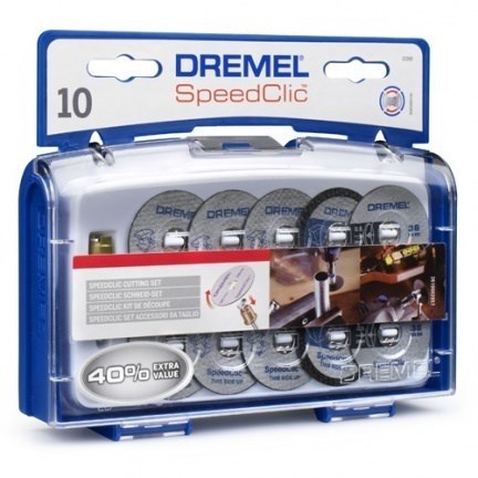 Набор насадок для резки SC690, 11 шт Dremel EZ SpeedClic, 2.615.S69.0JA - фото 61183