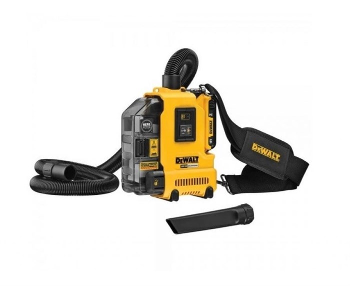 Строительный пылесос DeWALT DWH 161 N ранцевый, без АКБ и З/У - фото 61234