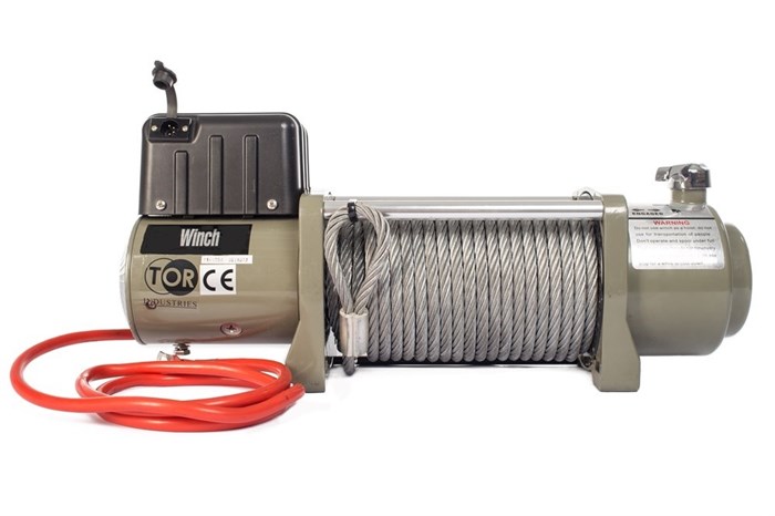 Лебедка (6804 кг/28 м) автомобильная TOR 12 V SEC15000 - фото 63664