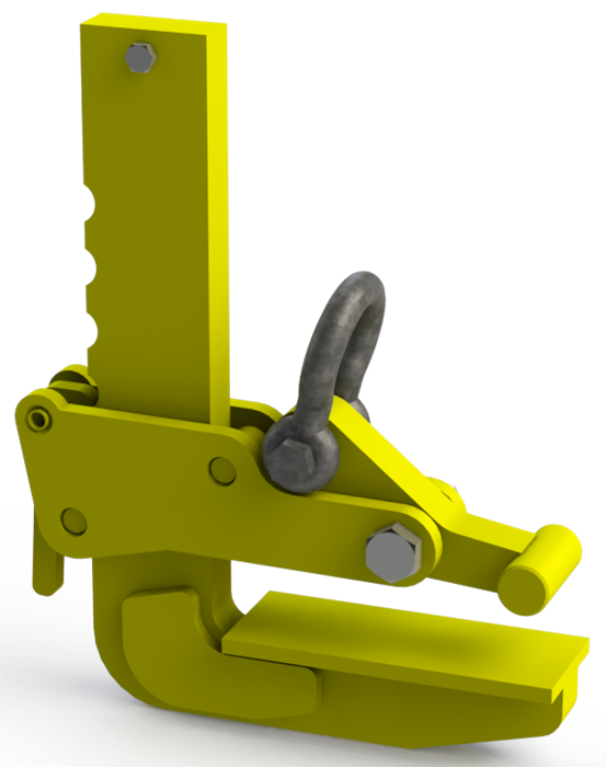 Захват эксцентриковый ZGR (г/п 1,65 т, лист 0-250мм) - фото 64284