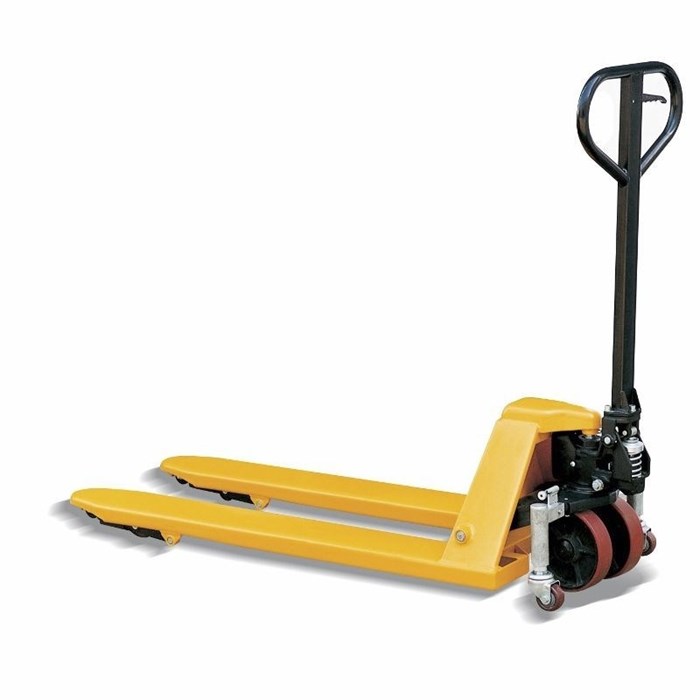 Тележка гидравлическая TOR HPF12L 2000/1200 кг, 680x1220 мм, 4 направления (полиуретан.колеса) - фото 64835