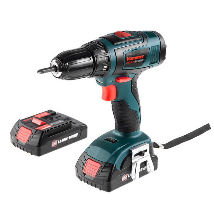 HAMMER ACD120GLi PREMIUM, дрель аккумуляторная - фото 6732
