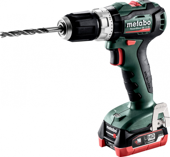 Аккумуляторная дрель-шуруповерт Metabo PowerMaxx SB 12 BL, 601077800 - фото 67564