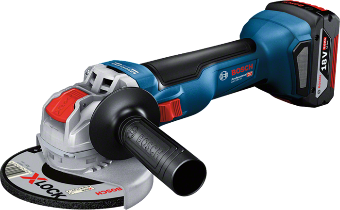 Аккумуляторная угловая шлифмашина BOSCH GWX 18V-10, 0.601.7B0.102 - фото 67582
