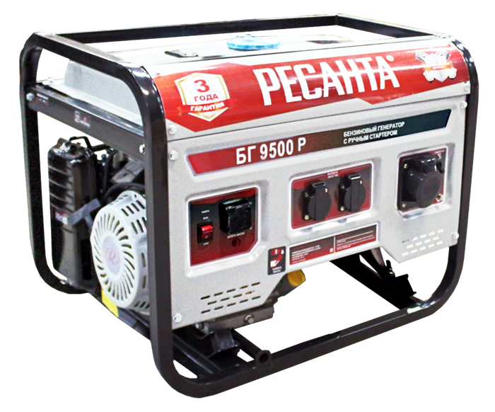 Электрогенератор БГ 9500 Р Ресанта - фото 67876