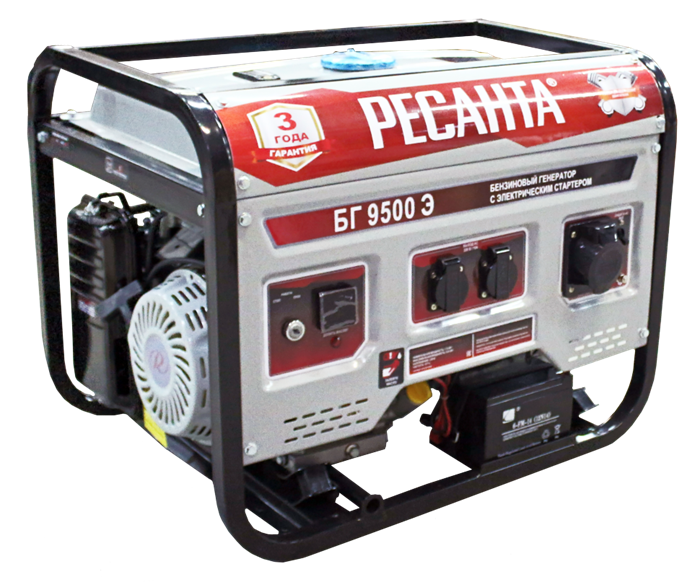 Электрогенератор БГ 9500 Э Ресанта - фото 67877