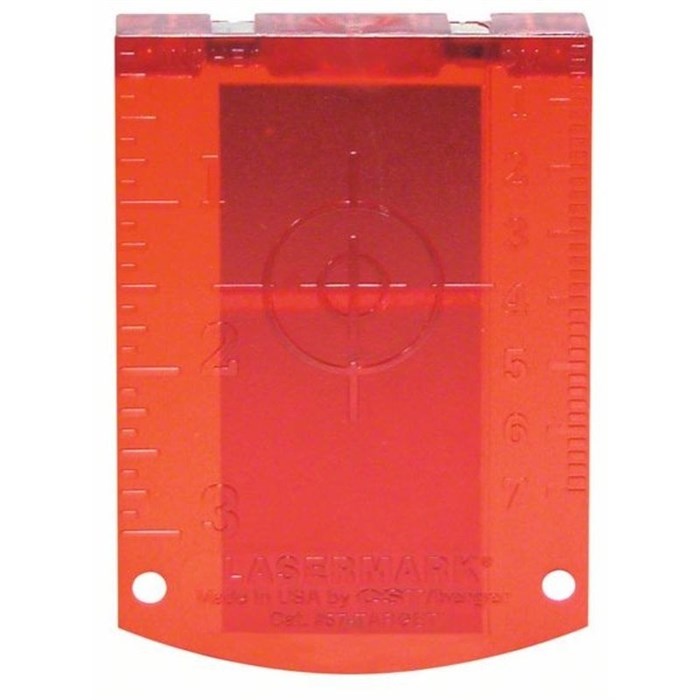 Мишень для лазерных нивелиров (цвет красный) BOSCH 1608M0005C, 1608M0005C - фото 68072