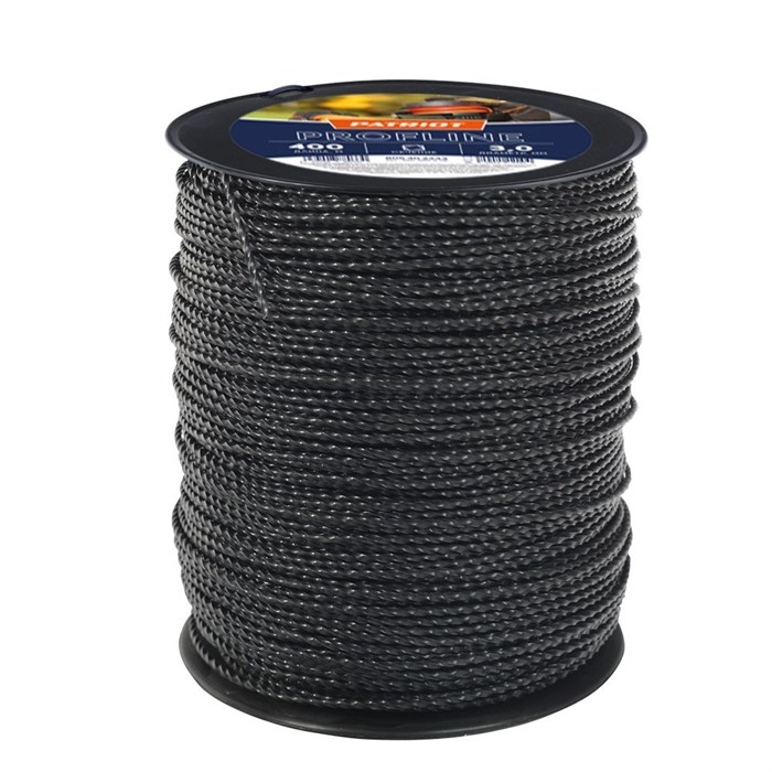 Леска Profline D 3,0 мм L 400 м (скрученный квадрат, черный) 300-400-5 - фото 74231