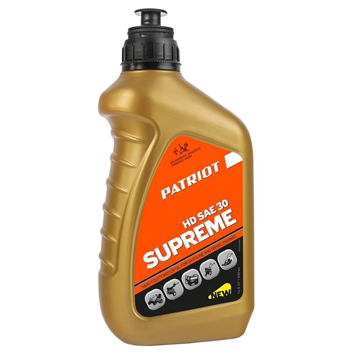 Масло PATRIOT SUPREME HD SAE 30 4Т 0,946.л - фото 74984