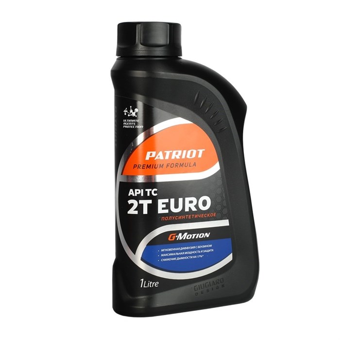 Масло полусинтетическое PATRIOT G-Motion 2Т EURO 1л - фото 75044