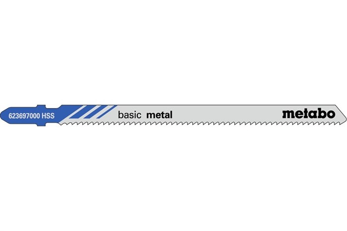 5 лобзиковых пилок, серия «basic metal», 106/2,0 мм, Metabo, 623697000 - фото 76383