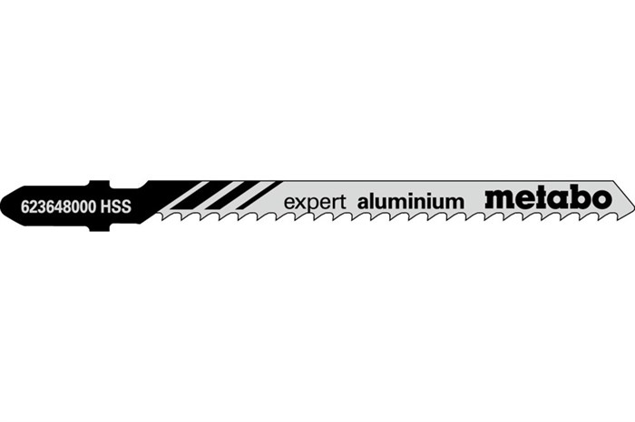 5 лобзиковых пилок, серия «expert aluminium», 74/ 3,0 мм, Metabo, 623648000 - фото 76397