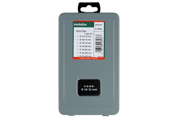 Набор буров SDS-Plus Pro 4 из 7 предметов, Metabo, 630584000 - фото 76655