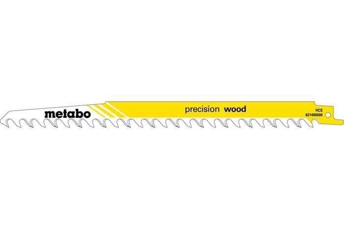 2 пилки для сабельных пил, серия «precision wood», 240 x 1,5 мм, Metabo, 631141000 - фото 76904