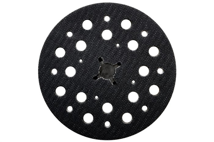 Тарельчатый шлифовальный круг 125 мм, «multi-hole», средний, SXE 150 BL, Metabo, 630264000 - фото 76929