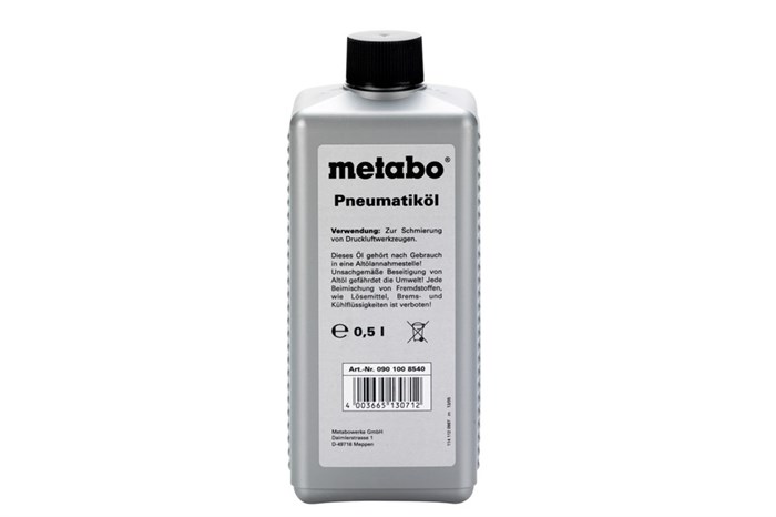 Специальное масло 0,5 л, для пневматических инструментов, Metabo, 0901008540 - фото 77274